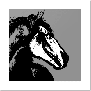 Zombie horse Posters and Art